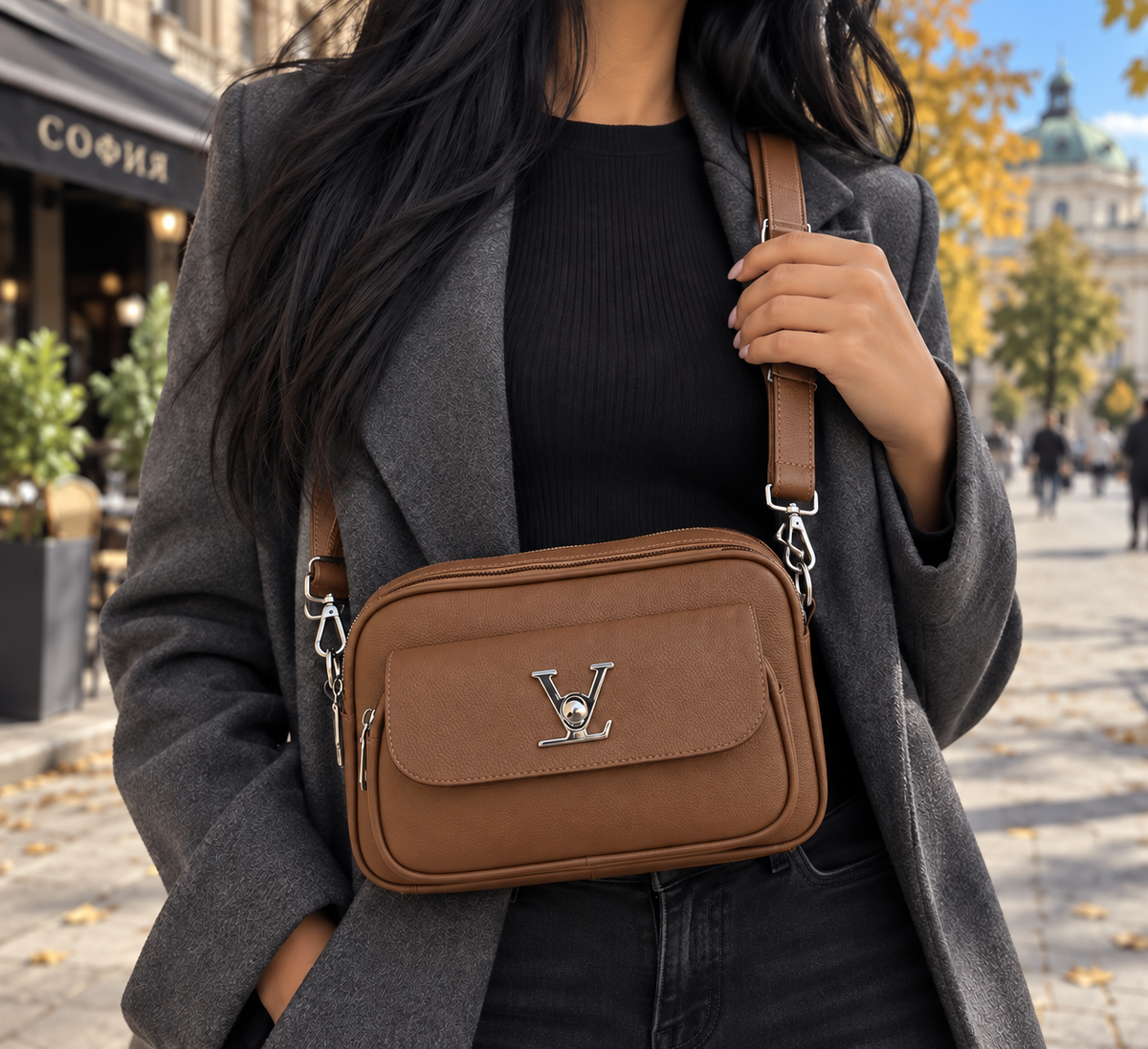 Paverra MultiPocket 3167 – Дамска чанта с две основни отделения