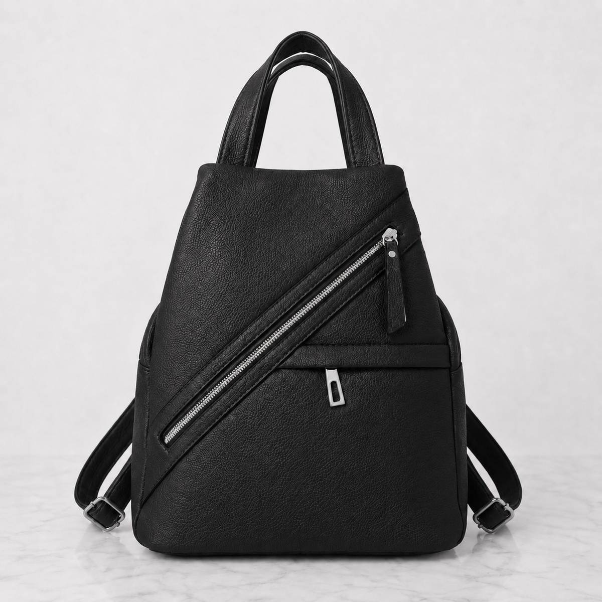 Paverra Duo Line Diagonal  дамска раница и чанта 2 в 1