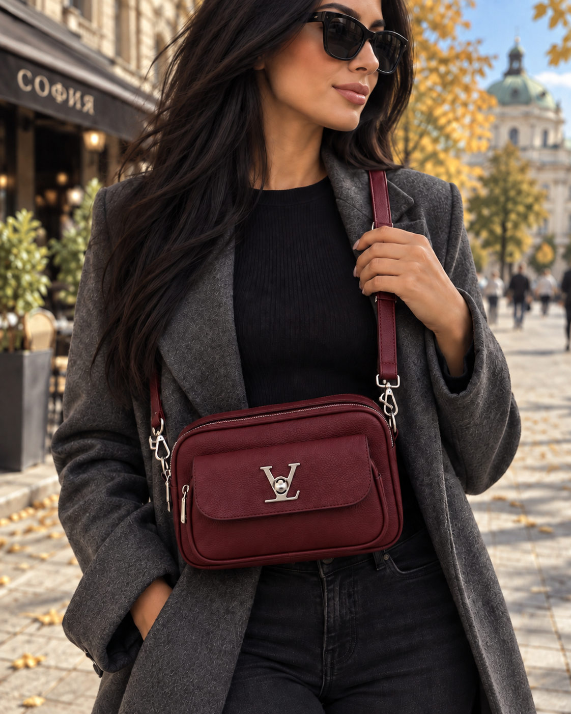 Paverra MultiPocket 3167 – Дамска чанта с две основни отделения