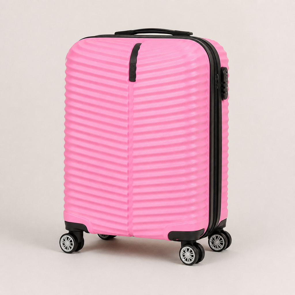 Paverra Priority Pink- кабинен куфар Priority 55 × 40 × 23 см