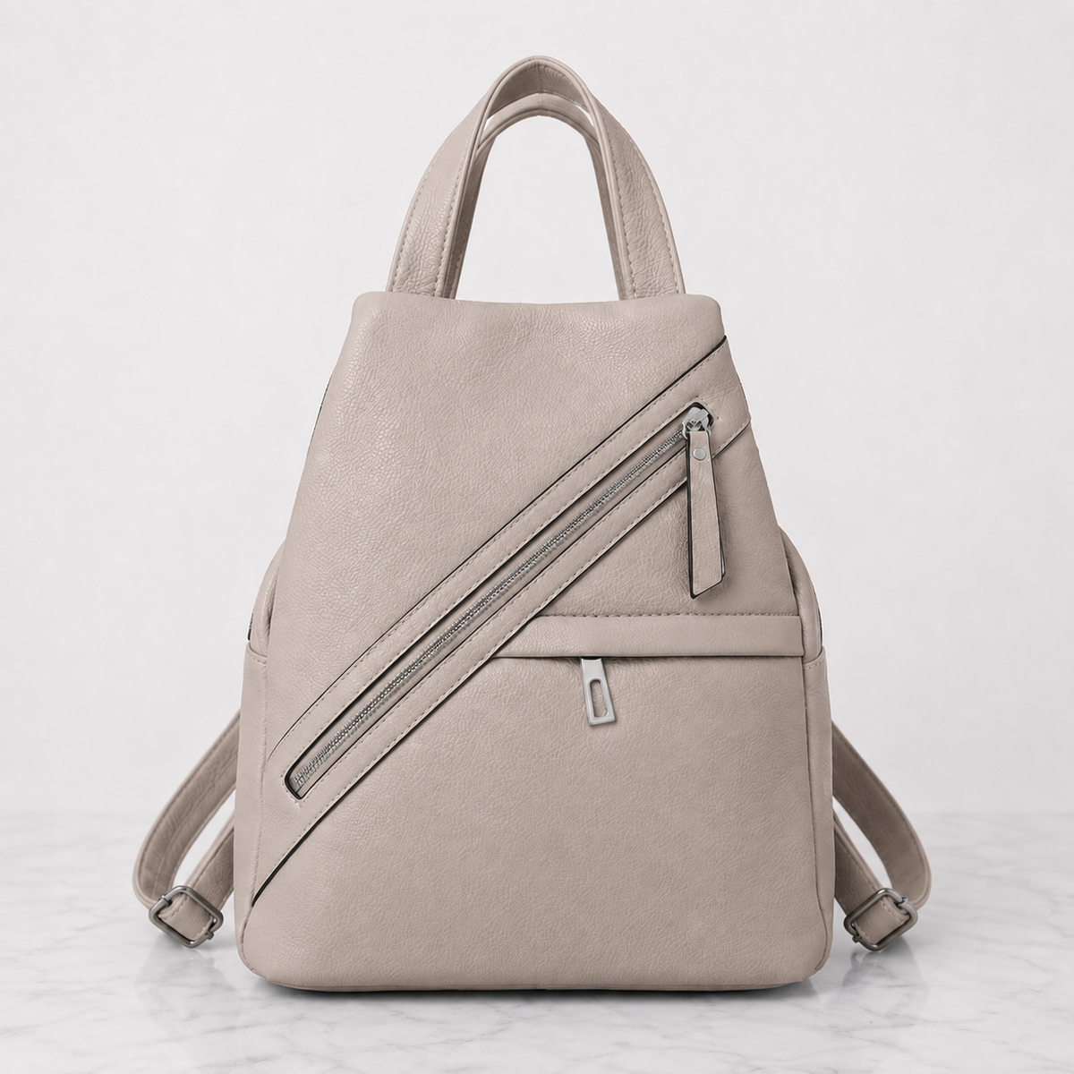Paverra Duo Line Diagonal  дамска раница и чанта 2 в 1
