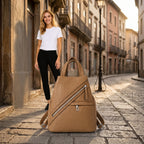 Paverra Duo Line Diagonal  дамска раница и чанта 2 в 1
