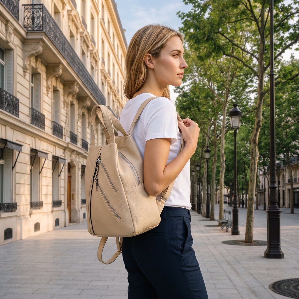 Paverra Duo Line Urban Edge дамска раница и чанта 2 в 1