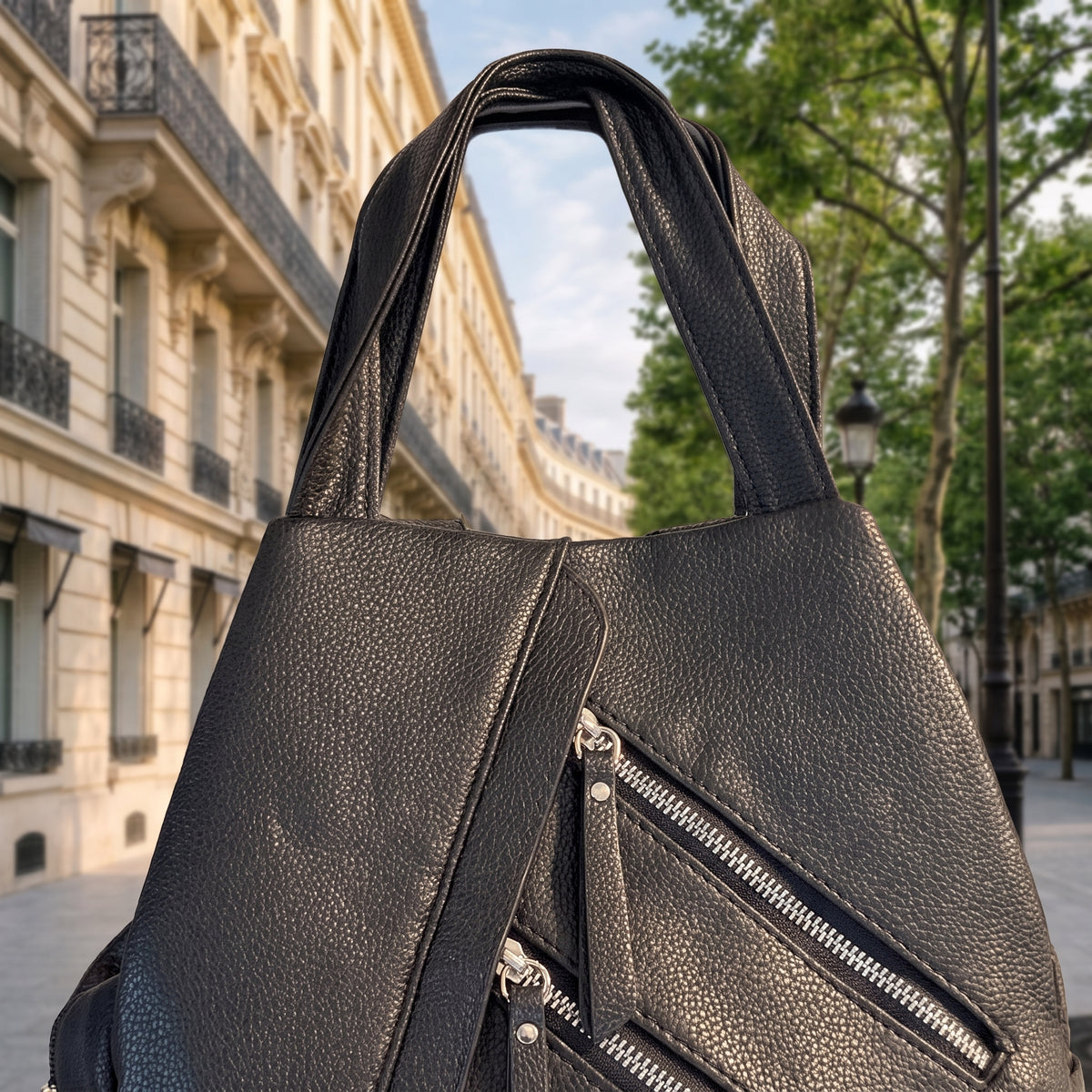 Paverra Duo Line Urban Edge дамска раница и чанта 2 в 1